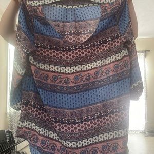 Casual blouse  Renee c brand multi colored patterned